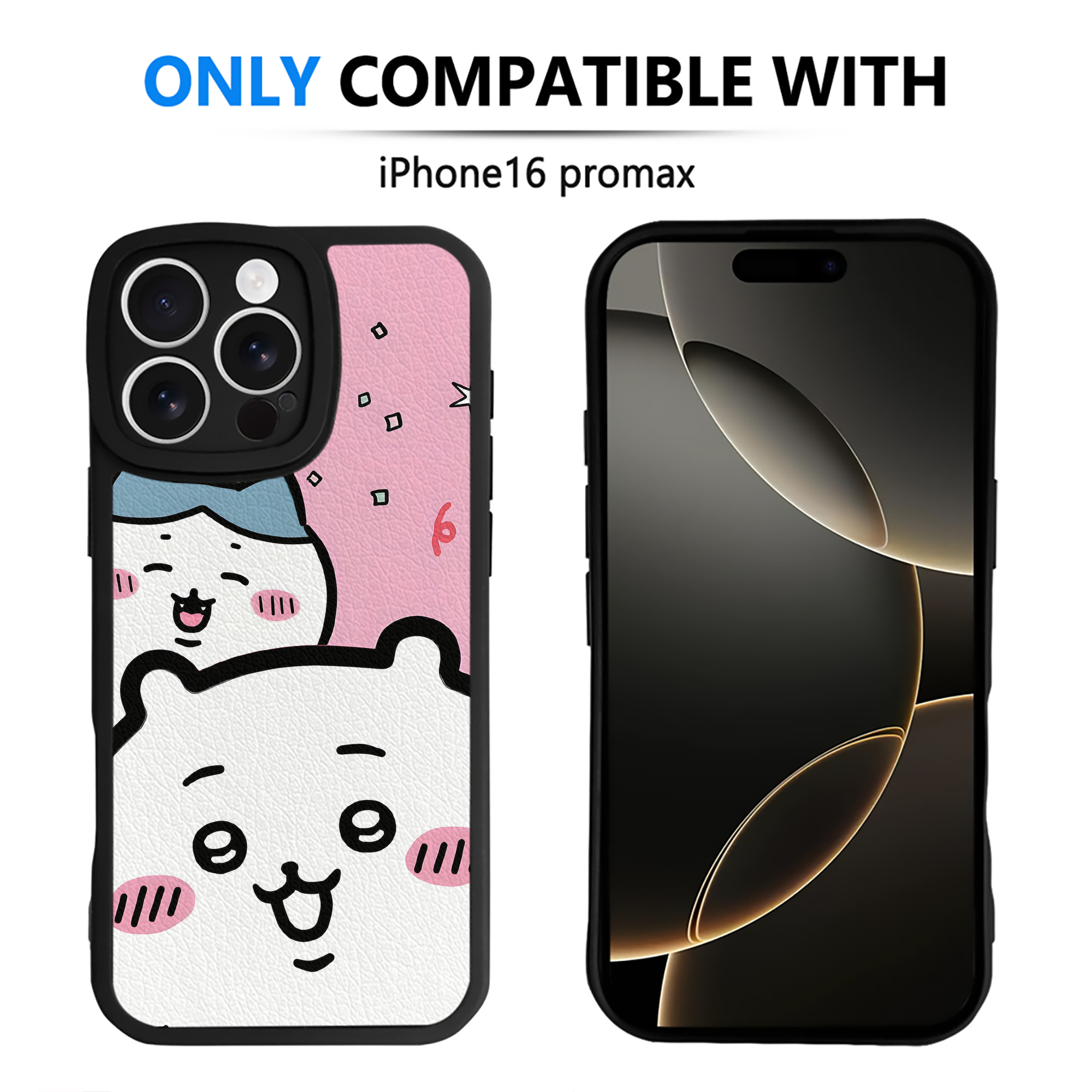 （画像用） ちいかわ Chii-kawa 【iPhone 16シリーズ対応】シリコンスマホケース（レザー調） 材質：シリコン
